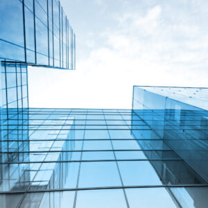 Toned image of modern office buildings in central Hong Kong. Toned image of modern office buildings in central Hong Kong.